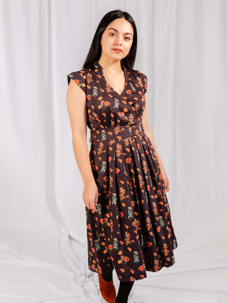 Lucille Dress - Botanical Dusk - Image 2