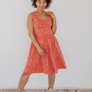 Summer Sonnet Dress - Badminton Melon - Image 1