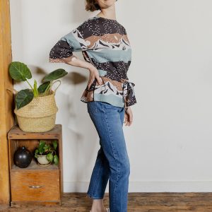 Ruth Top - Mountain Stripe - Image 3