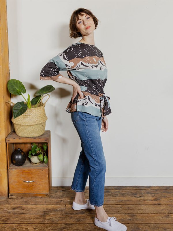 Ruth Top - Mountain Stripe - Image 3