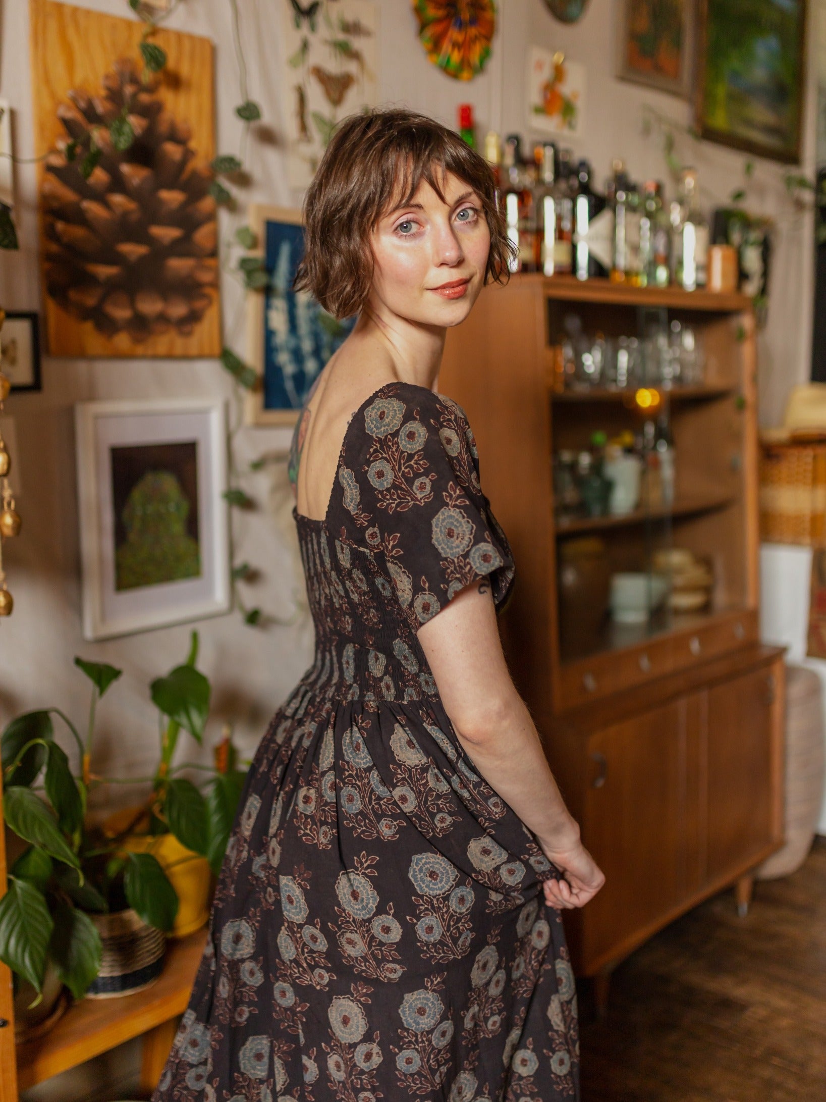 Teddy Midi Dress - Fall Blossom - Image 2