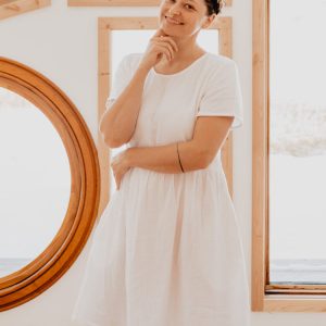 Serenade Dress - White Gauze - Image 1