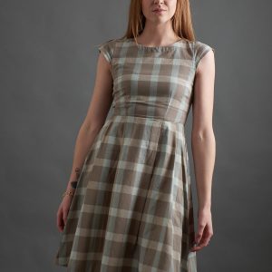 Devonshire Dress - Sterling Plaid - Image 4