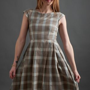 Devonshire Dress - Sterling Plaid - Image 3