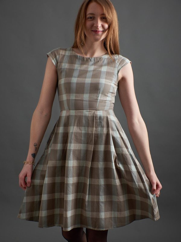 Devonshire Dress - Sterling Plaid - Image 3