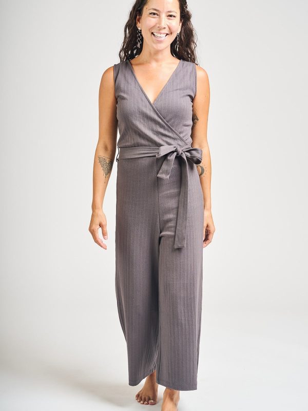 Rita Jumpsuit - Shale Rib Knit - Image 5
