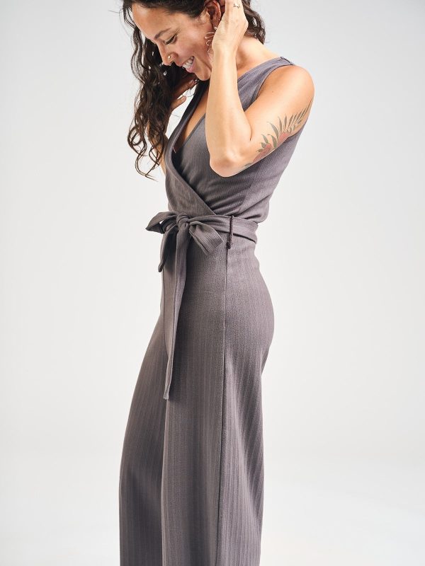 Rita Jumpsuit - Shale Rib Knit - Image 2