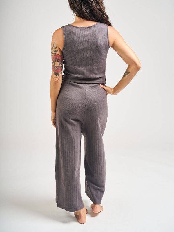 Rita Jumpsuit - Shale Rib Knit - Image 3