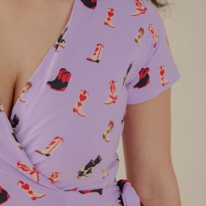 Katie Wrap Dress - Two Step Lavender - Image 2