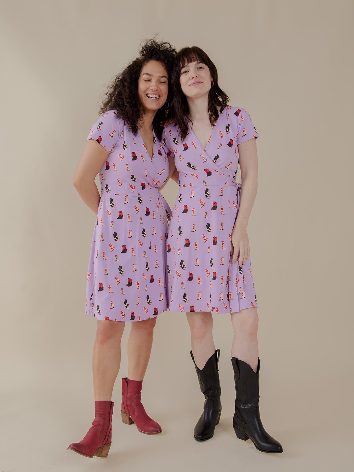 Katie Wrap Dress - Two Step Lavender - Image 5