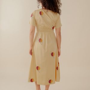 Artsy Traveler Midi Dress - Honeycomb - Image 3