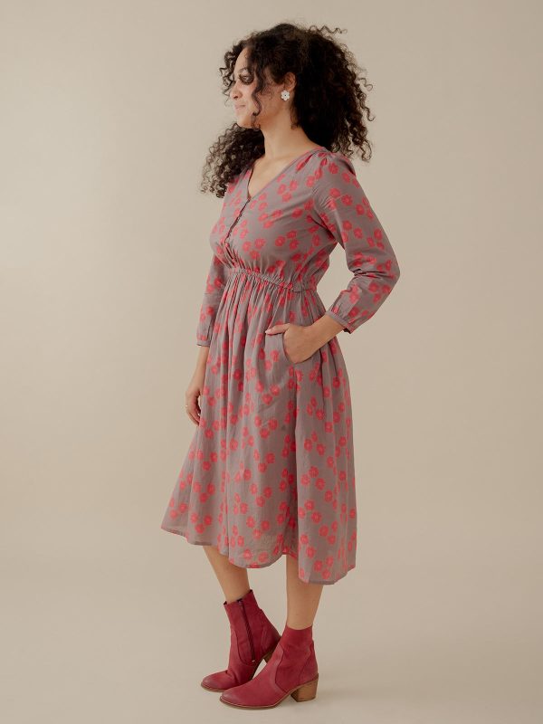 Mia Dress - Fuchsia Floral - Image 5