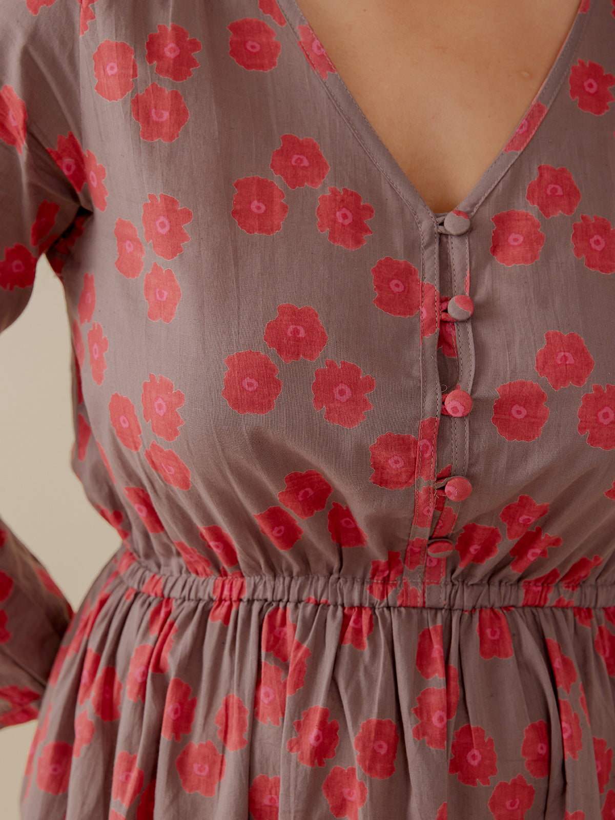 Mia Dress - Fuchsia Floral - Image 2