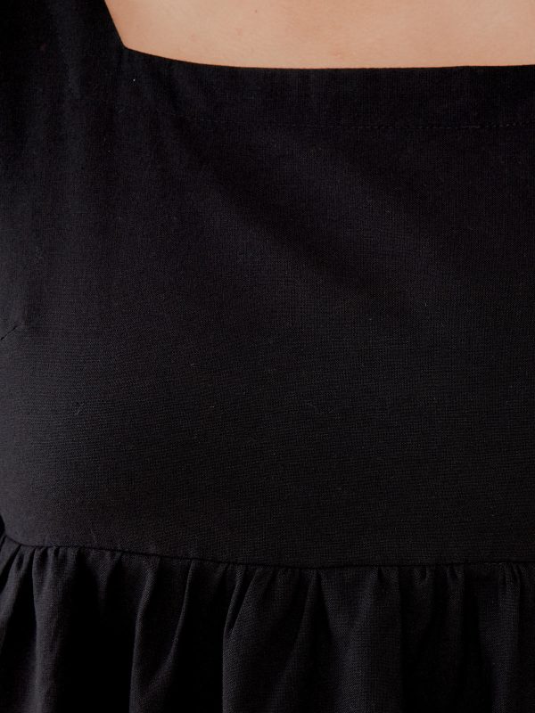 Nico Mini Dress - Black - Image 5