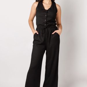 Textured Glam Jumpsuit‌ - Image 1